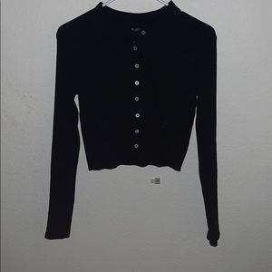 black long sleeve shirt